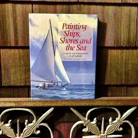 Painting Ships, Shores, and the Sea. Vintage book by Rachel Rubin Wolf. - Picture 1 of 9
